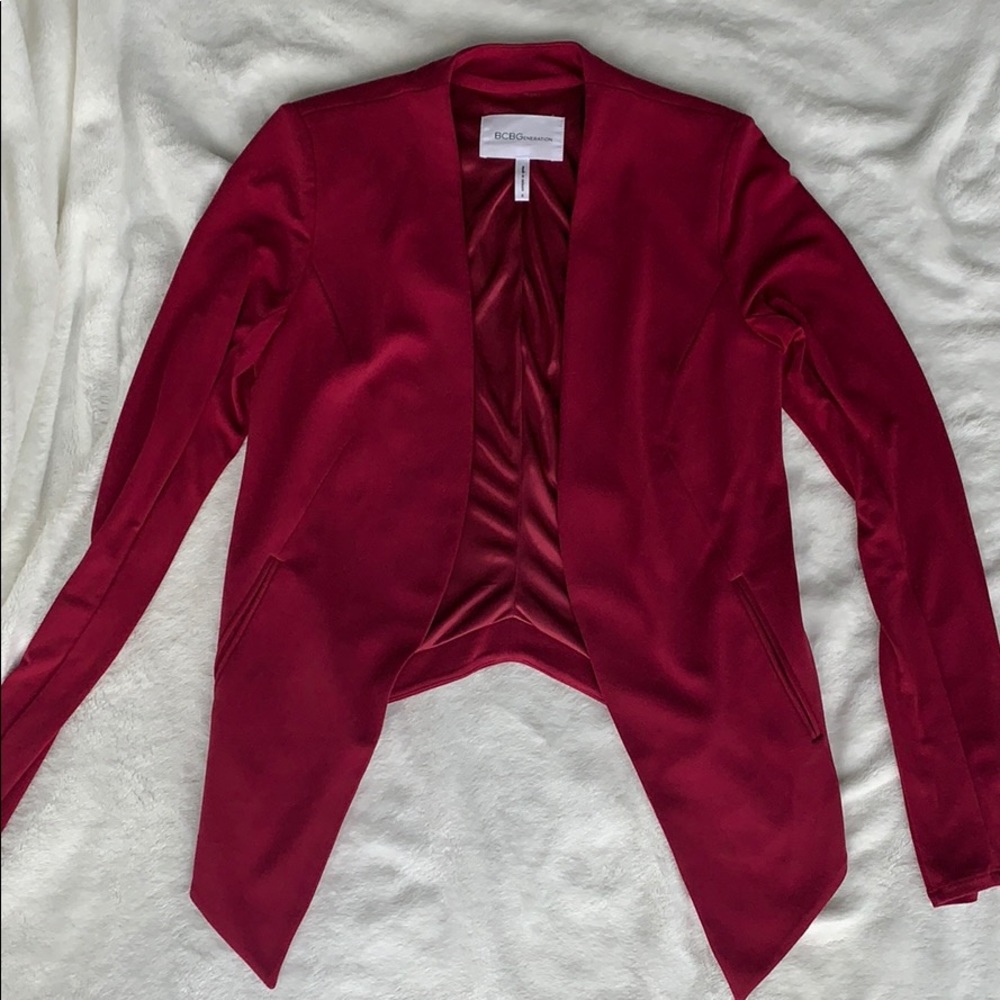 Magenta blouse/blazer